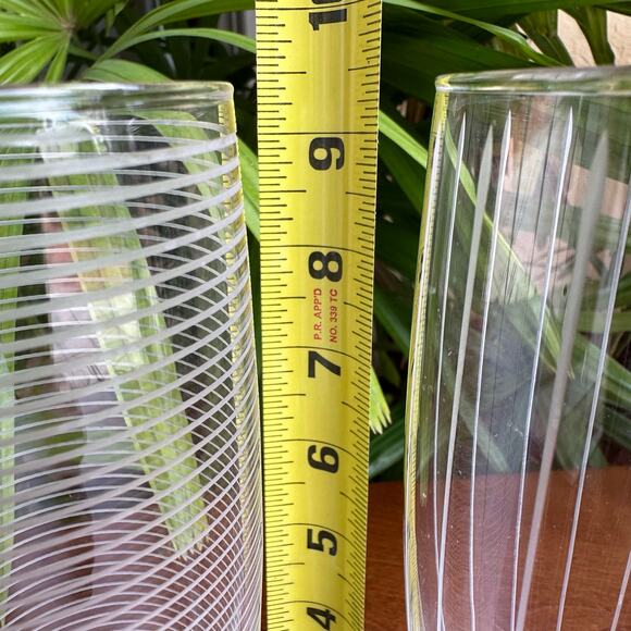 Pilsners by Mikasa in Pattern Cheers Set of 2 Vertical and Bubbles ONLY - Picture 2 of 10